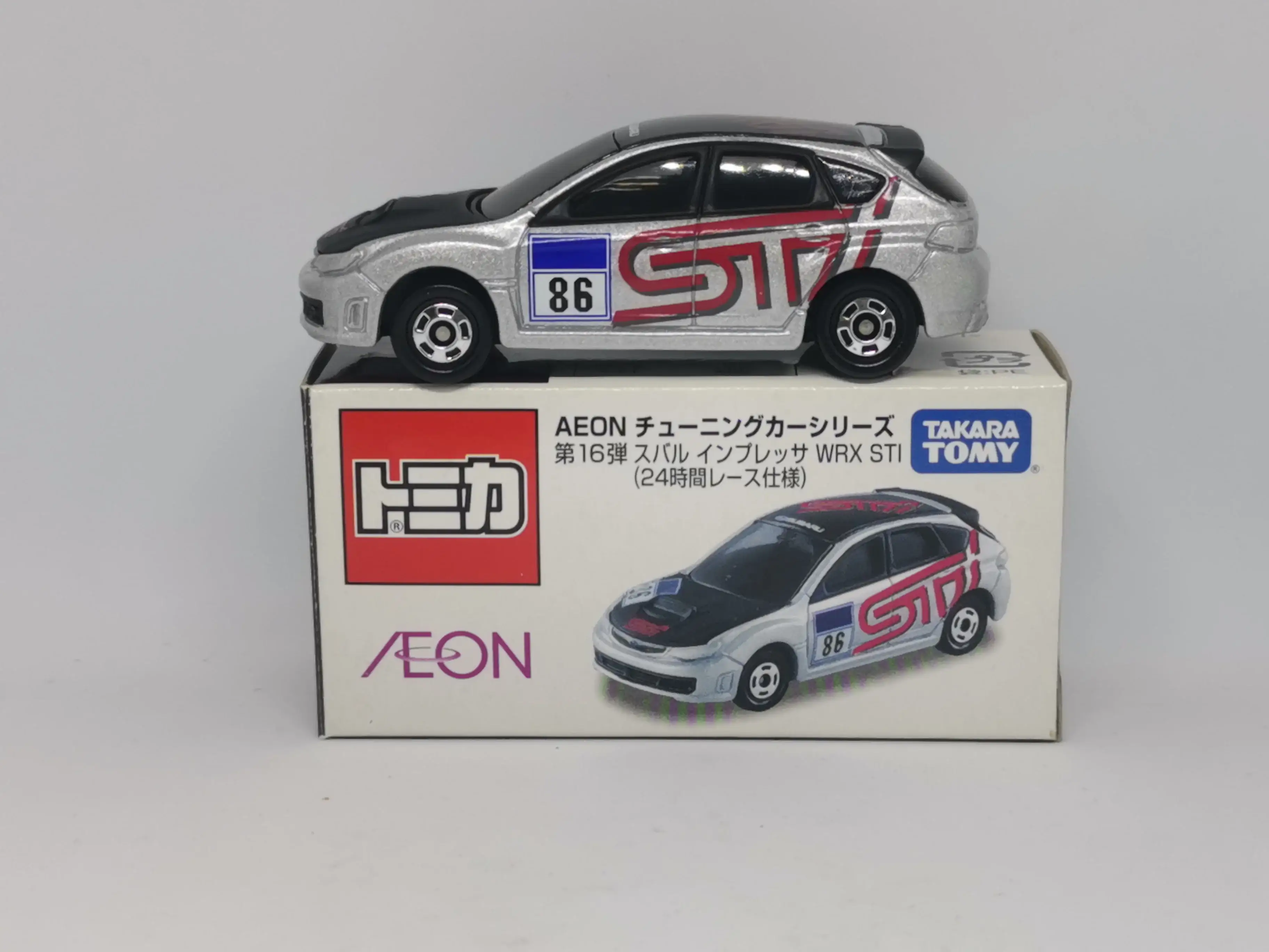 Tomica Aeon exclusive Vol.16 Subaru Impreza WRX Sti 24Hr endurance edition - Image 4