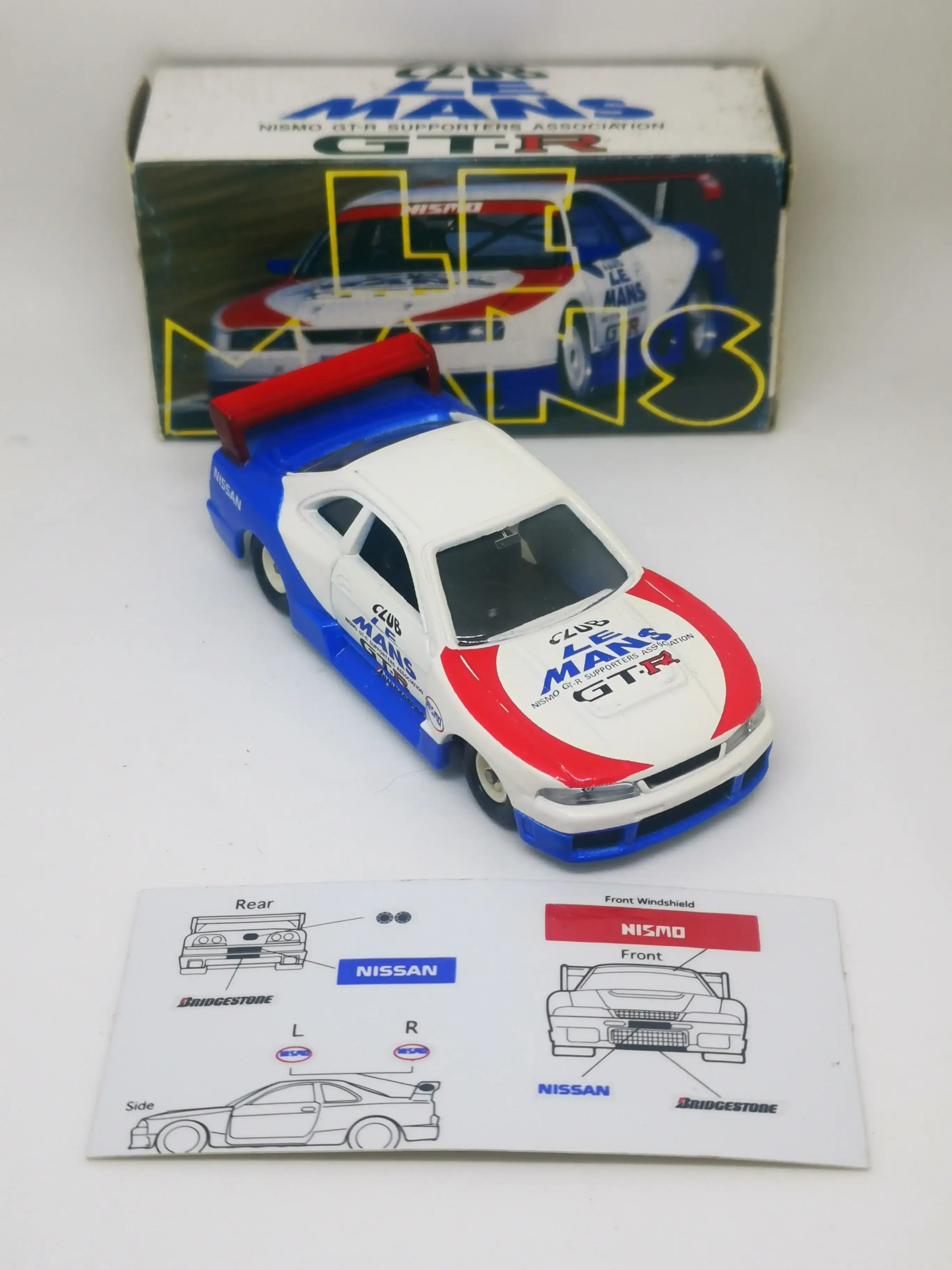 Tomica iiado Exclusive Club Le Mans 24Hr Nissan Skyline GT-R R33 Made in Japan - Image 3