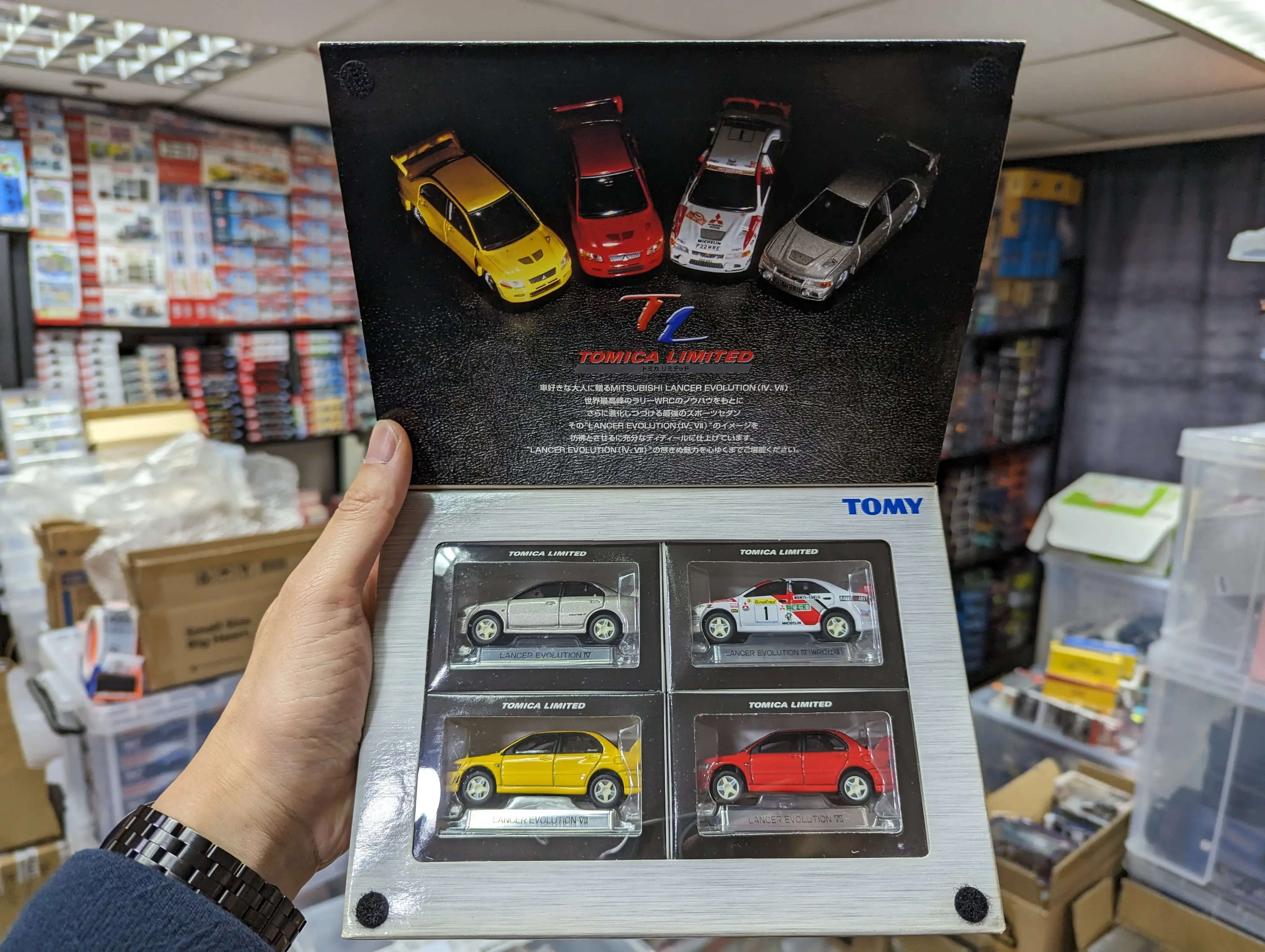 Tomica Limited Mitsubishi Lancer Evolution IV / VII Set of 4