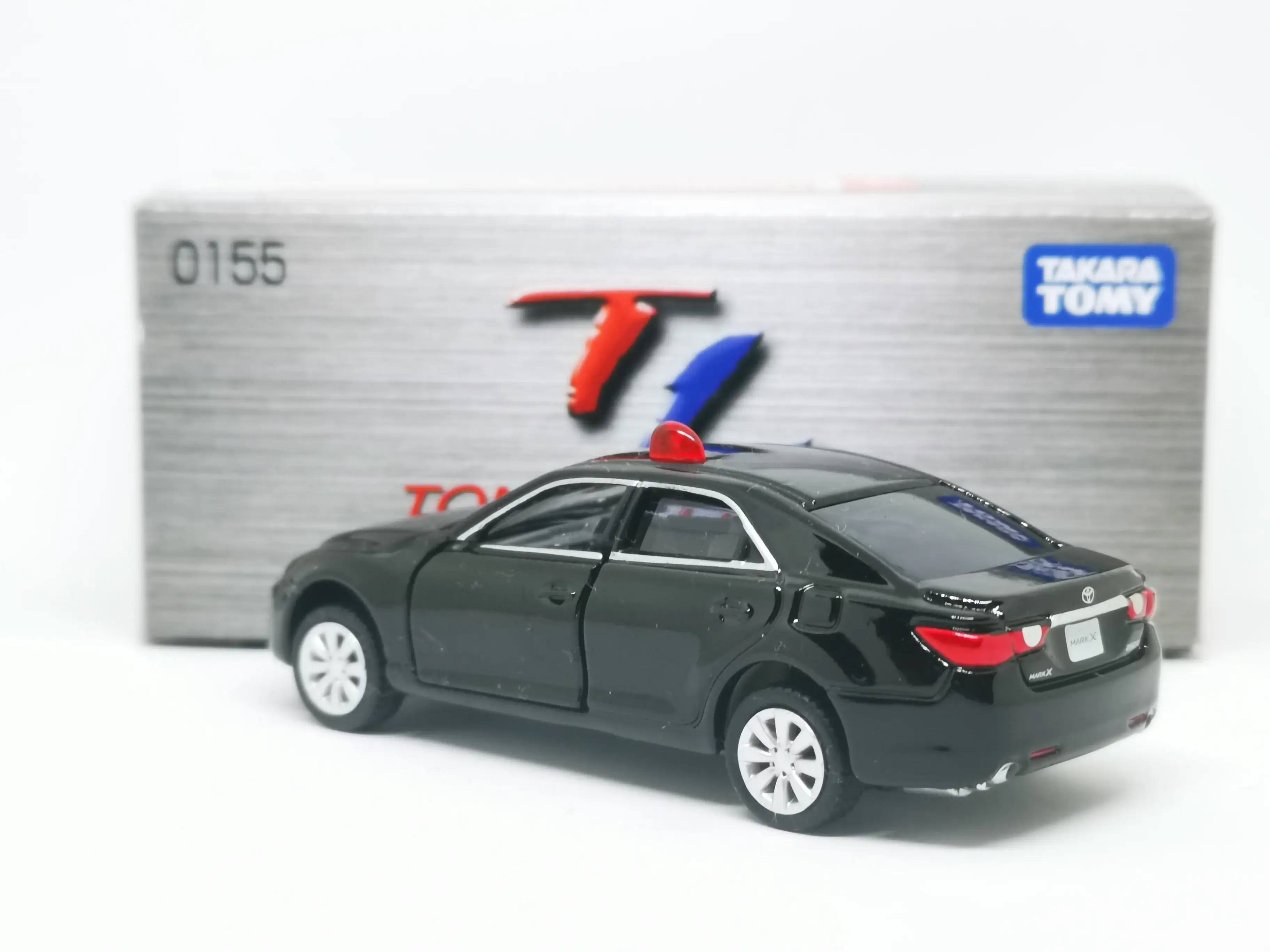 Tomica Limited No.155 Toyota Mark X unmarked Police Car - Image 2