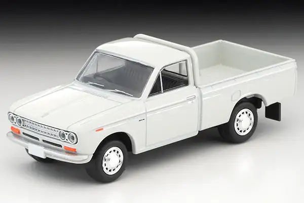 Tomica Limited Vintage LV-195c Datsun Truck 1300 Deluxe (White) with Figure - Image 3