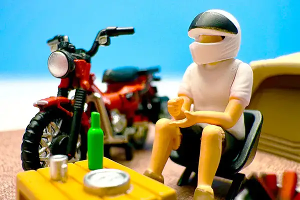 Tomica Limited Vintage Neo Diocolle 64 #CarSnap 30a Solo Camping (Honda CT125 Hunter Cub included) - Image 3