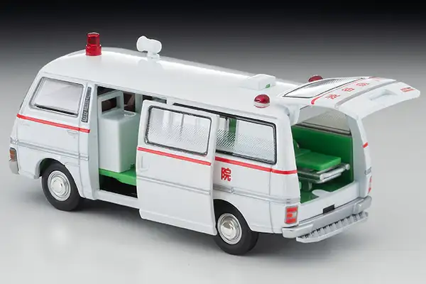 Tomica Limited Vintage Neo LV-N Big City 01 Nissan Caravan Ambulance (Shibuya Hospital) Big City PARTIII Episode 7 "Escape Runway" - Image 2