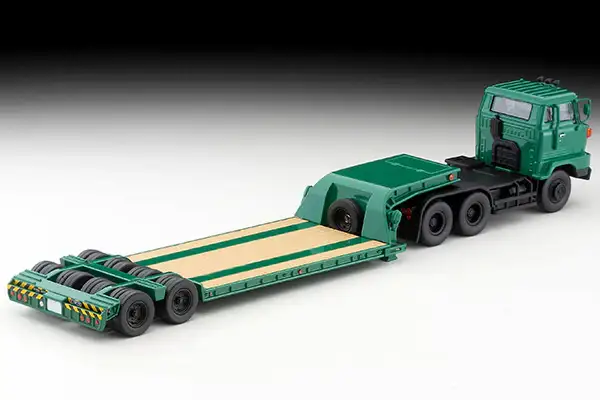 Tomica Limited Vintage Neo LV-N173b Hino HH341 Heavy Equipment Transport Trailer (Green) - Image 2