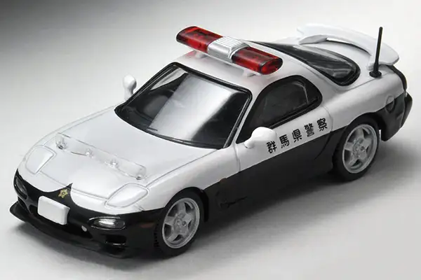 Tomica Limited Vintage Neo LV-N180a Mazda RX7 FD3S Japan Patrol Car