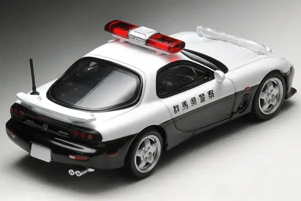 Tomica Limited Vintage Neo LV-N180a Mazda RX7 FD3S Japan Patrol Car - Image 2