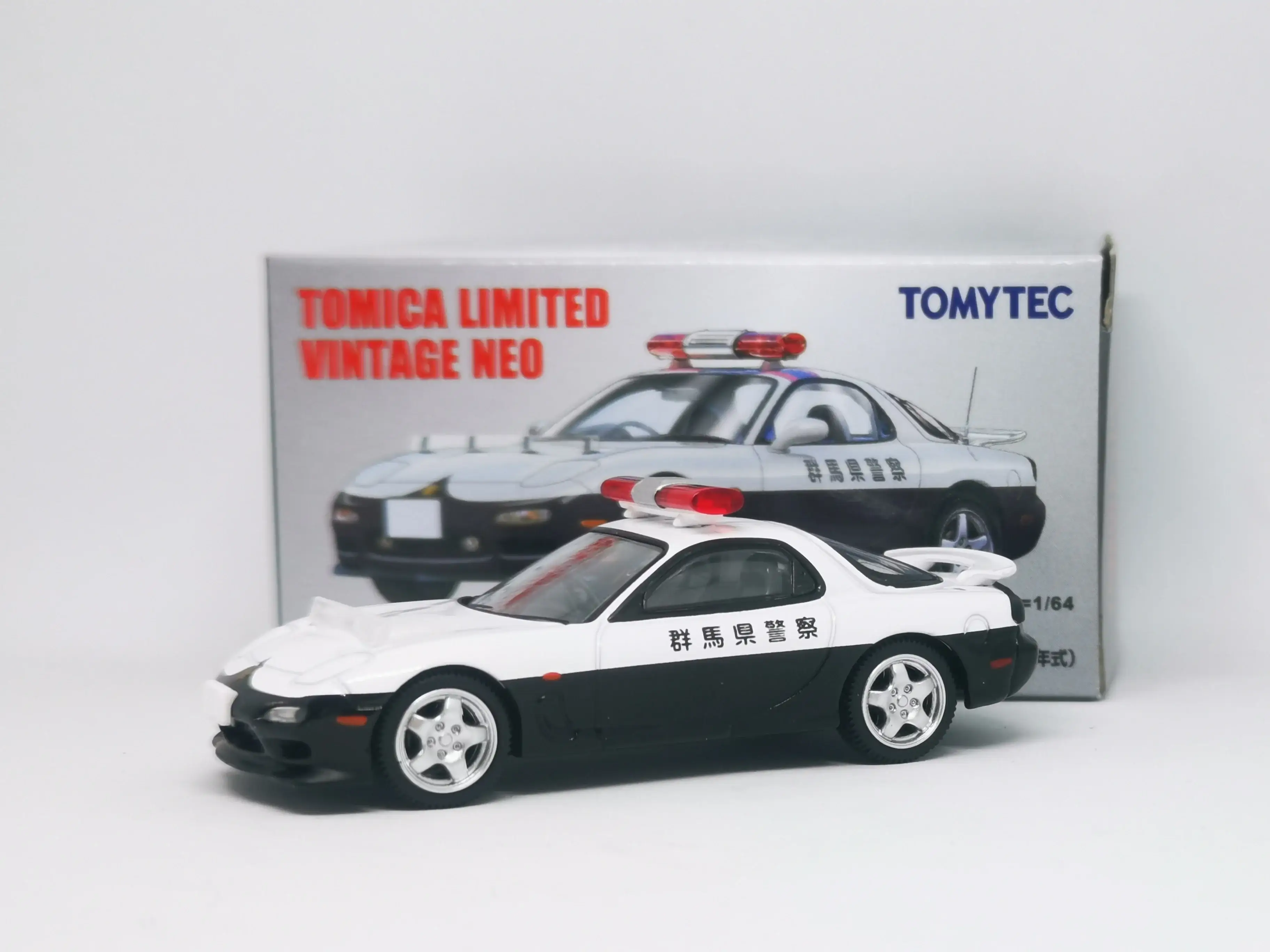 Tomica Limited Vintage Neo LV-N180a Mazda RX7 FD3S Japan Patrol Car - Image 3