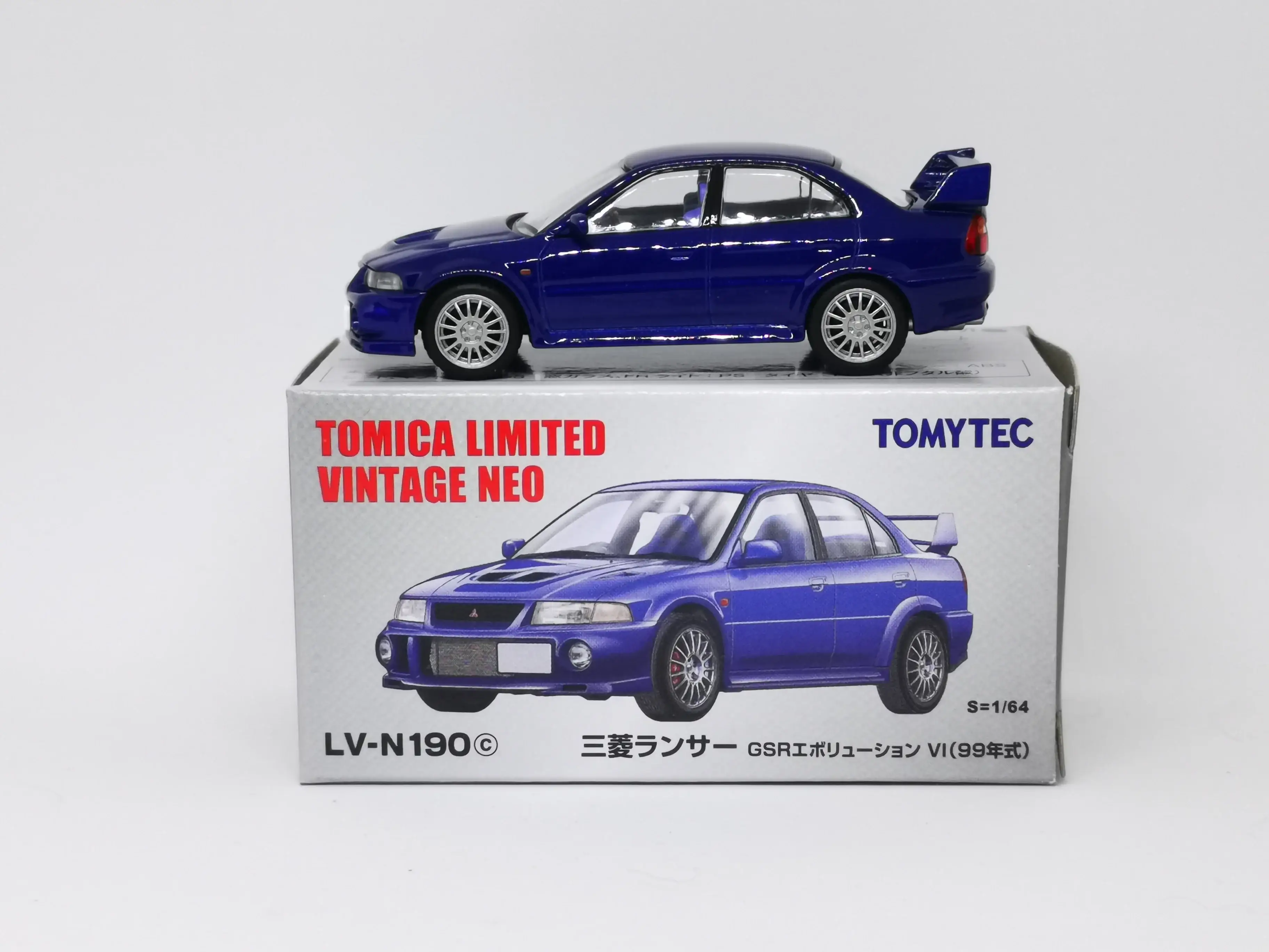 Tomica Limited Vintage Neo LV-N190c Mitsubishi GSR Evolution VI - Image 5