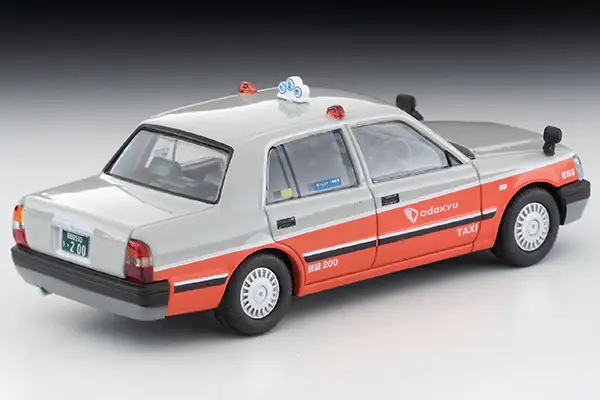 Tomica Limited Vintage Neo LV-N218b Toyota Crown Comfort Taxi (Odakyu Kotsu) - Image 2
