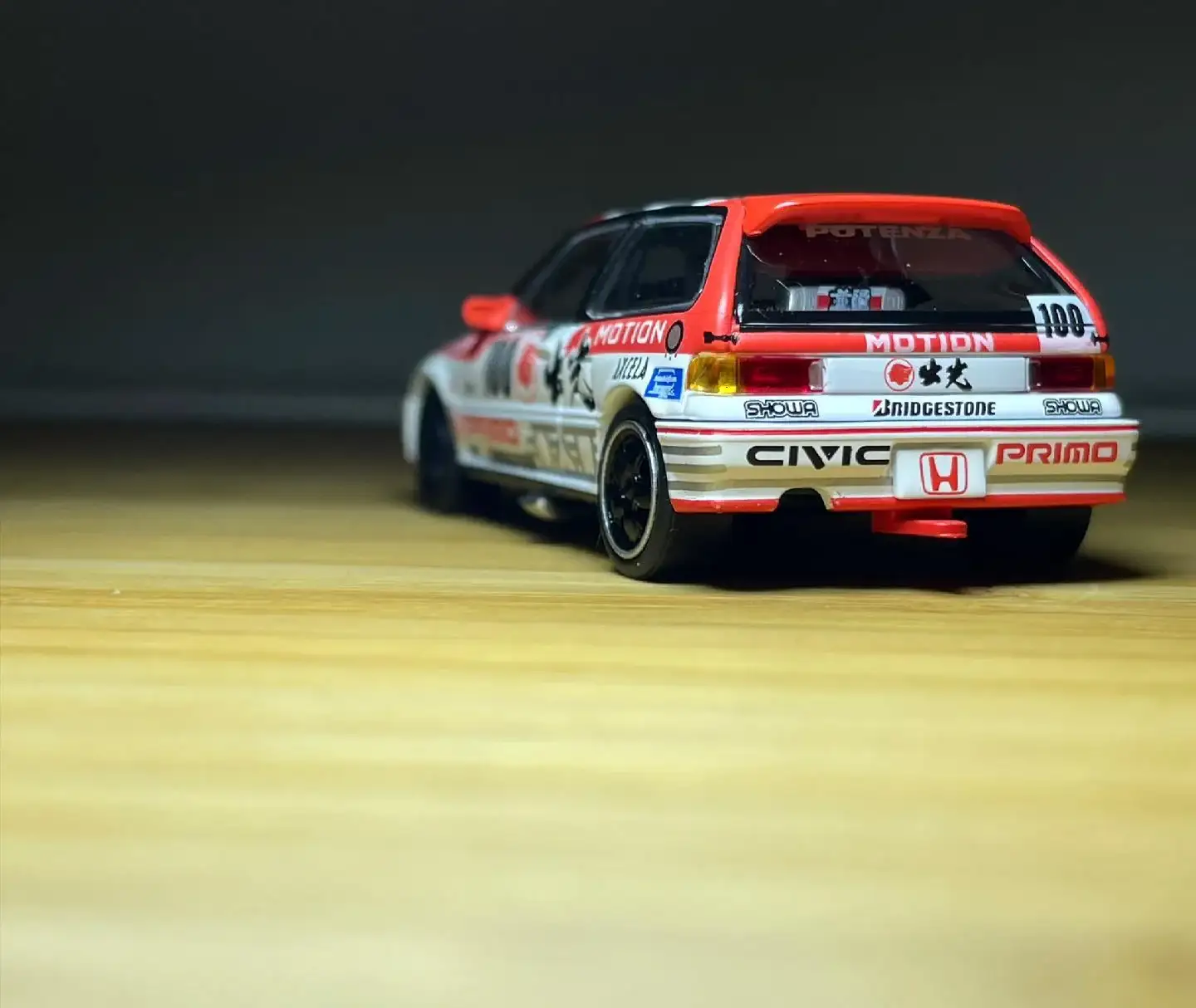 Tomica Limited Vintage Neo LV-N229a Idemitsu MOTION Infinite Civic - Image 4