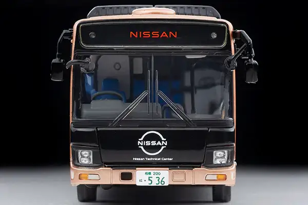 Tomica Limited Vintage Neo LV-N245c Isuzu Erga Nissan Shuttle Bus (Sunrise Copper M/Black) - Image 3