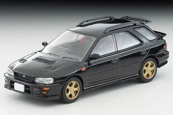 Tomica Limited Vintage Neo LV-N281d Subaru Impreza Pure Sports Wagon WRX STi Ver.V (black) 1998 model