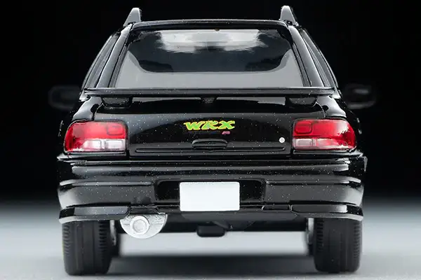 Tomica Limited Vintage Neo LV-N281d Subaru Impreza Pure Sports Wagon WRX STi Ver.V (black) 1998 model - Image 5