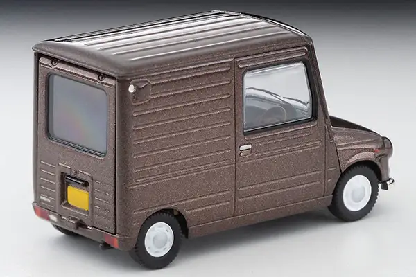 Tomica Limited Vintage Neo LV-N283a Daihatsu Mira walk-through van custom specification (brown) - Image 5