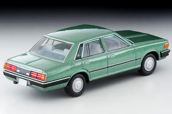 Tomica Limited Vintage Neo LV-N286a Nissan Gloria Sedan 200E GL (Green) 1979 - Image 2