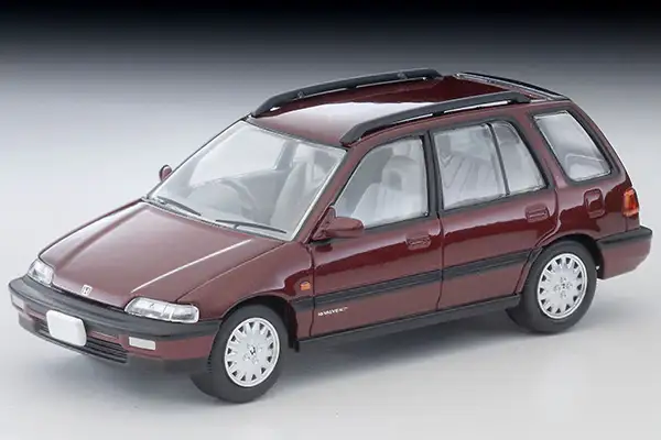 Tomica Limited Vintage Neo LV-N297b Honda Civic Shuttle 56i (Red) 1990