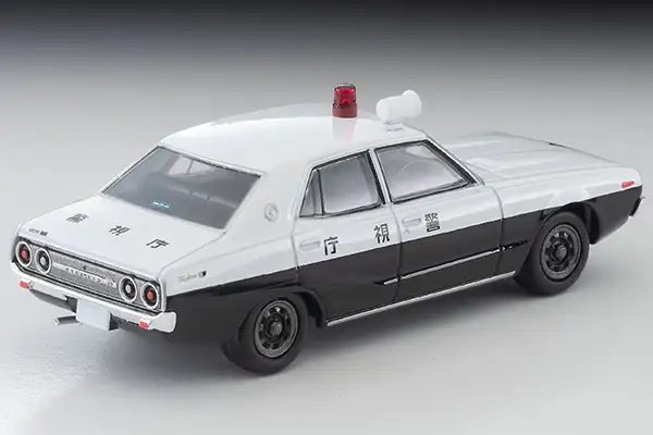 Tomica Limited Vintage Neo LV-N315a Nissan Skyline 2000GT Patrol Car (Metropolitan Police Department) 1976 model - Image 2