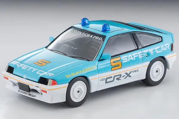 Tomica Limited Vintage Neo LV-N318a Honda Ballard Sports CR-X MUGEN CR-X PRO Suzuka Circuit Safety Car (light blue/white)