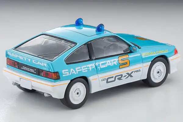 Tomica Limited Vintage Neo LV-N318a Honda Ballard Sports CR-X MUGEN CR-X PRO Suzuka Circuit Safety Car (light blue/white) - Image 2
