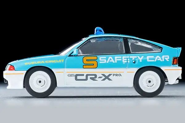 Tomica Limited Vintage Neo LV-N318a Honda Ballard Sports CR-X MUGEN CR-X PRO Suzuka Circuit Safety Car (light blue/white) - Image 3