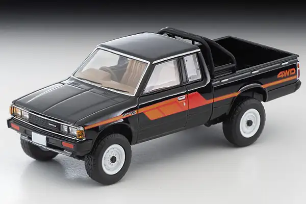 Tomica Limited Vintage Neo LV-N320a Datsun Truck 4WD King Cab AD (Black) - Image 2