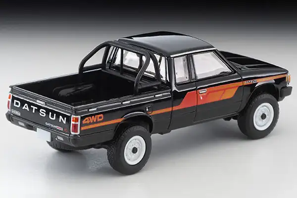 Tomica Limited Vintage Neo LV-N320a Datsun Truck 4WD King Cab AD (Black) - Image 3