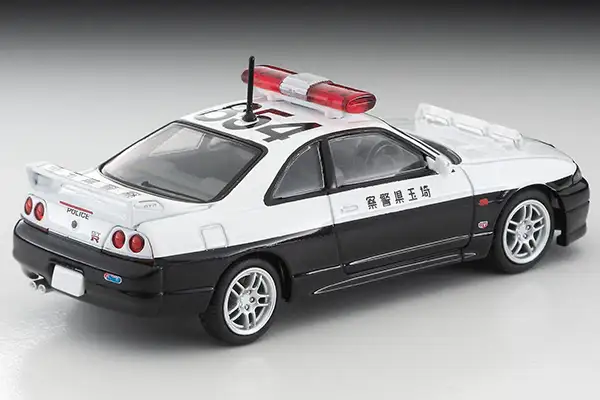 Tomica Limited Vintage Neo LV-N322a Nissan Skyline GT-R Patrol Car (Saitama Prefectural Police) - Image 2