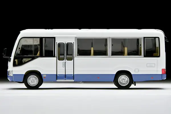 Tomica Limited Vintage Neo LV-N326a Hino Liesse II LX (white/purple) - Image 3