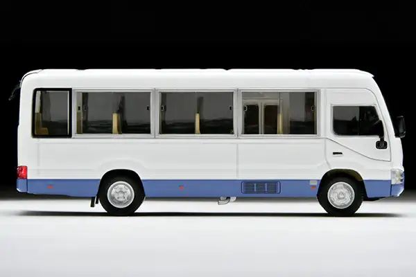 Tomica Limited Vintage Neo LV-N326a Hino Liesse II LX (white/purple) - Image 4