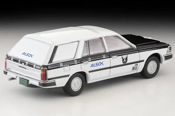 Tomica Limited Vintage Neo LV-N331a Nissan Cedric Van Cash Transport Vehicle (ALSOK) - Image 2