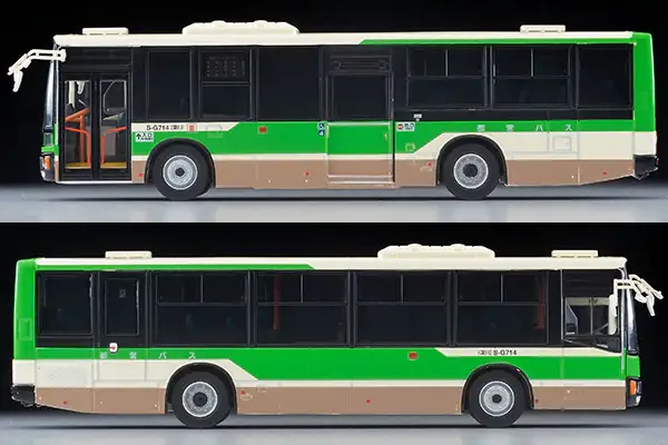 Tomica Limited Vintage Neo LV-N342a Mitsubishi Fuso Aero Star Non-step bus (Tokyo Metropolitan Bureau of Transportation) Toei Bus 100th Anniversary Commemorative Wrapping, commonly known as Knuckle Line (東京都交通局) - Image 5