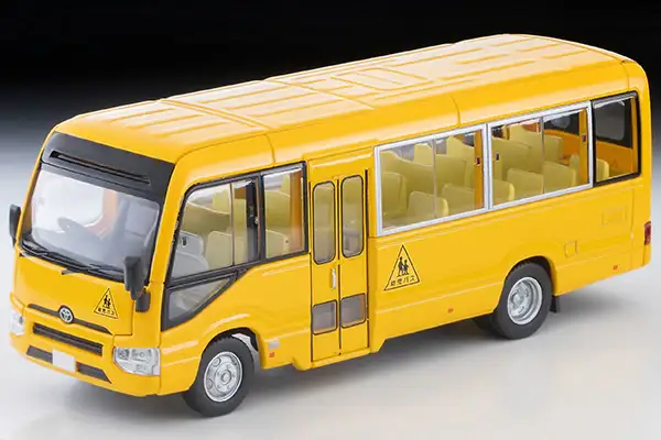 Tomica Limited Vintage Neo LV-N348a Toyota Coaster Child Car (Yellow)