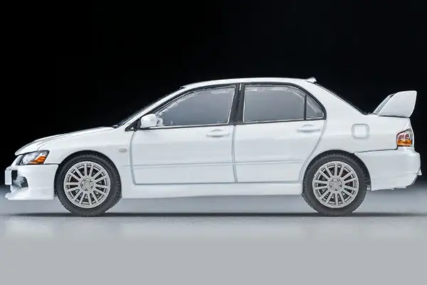 Tomica Limited Vintage Neo LV-N349b Mitsubishi Lancer GSR Evolution IX MR (Pearl White) 2006 model - Image 3