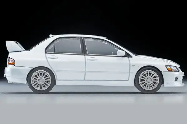 Tomica Limited Vintage Neo LV-N349b Mitsubishi Lancer GSR Evolution IX MR (Pearl White) 2006 model - Image 4