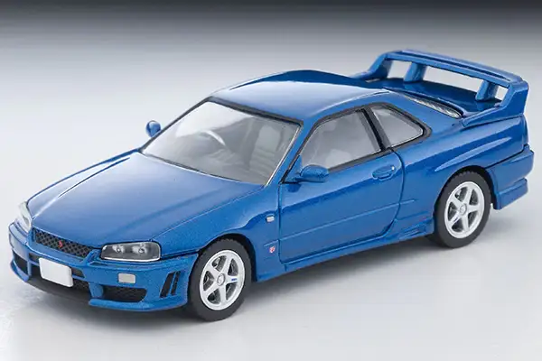 Tomica Limited Vintage Neo LV-N353b Nissan Skyline 2-door sports coupe 25GT TURBO with optional parts (blue) 2000 model - Image 2