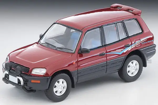 Tomica Limited Vintage Neo LV-N354a 1995 Toyota RAV4L V (Wine/Gray)