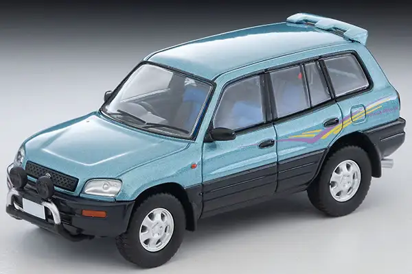Tomica Limited Vintage Neo LV-N354b 1995 Toyota RAV4L V (Light Blue/Gray)