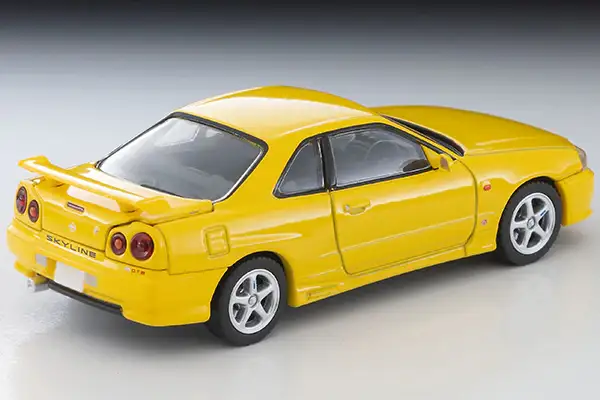 Tomica Limited Vintage Neo LV-N365a Nissan Skyline 25GT TURBO (Yellow) 1998 - Image 2