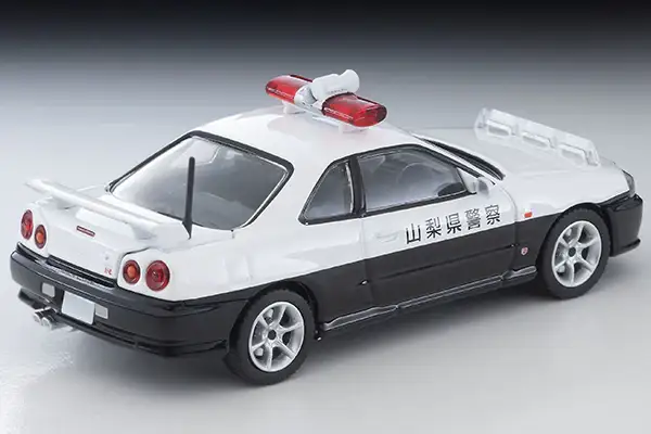 Tomica Limited Vintage Neo LV-N366a Nissan Skyline 25GT Turbo Patrol Car (Yamanashi Police) - Image 2