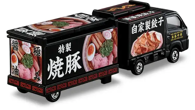 Tomica No.142 Subaru Sambar Kitchen Trailer - Image 3