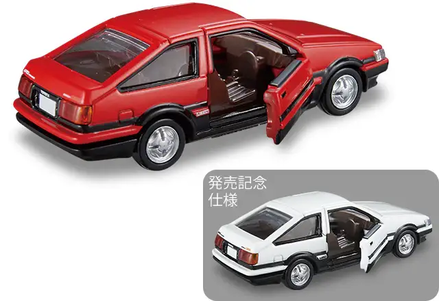 Tomica Premium No.25 Toyota Corolla Levin set of Two - Image 3