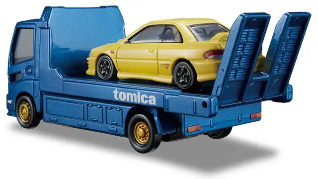 Tomica Premium Transporter Subaru Impreza WRX Type R STi version - Image 2