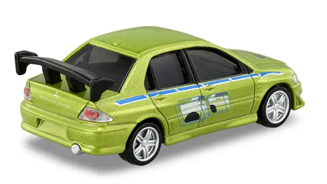 Tomica Premium Unlimited 01 Fast and Furious 01 Mitsubishi Lancer Evolution VII 1:64 Scale - Image 2