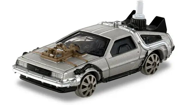 Tomica Premium Unlimited Back to the Future Time Machine (PART 3/Train Wheels Ver.) - Image 2