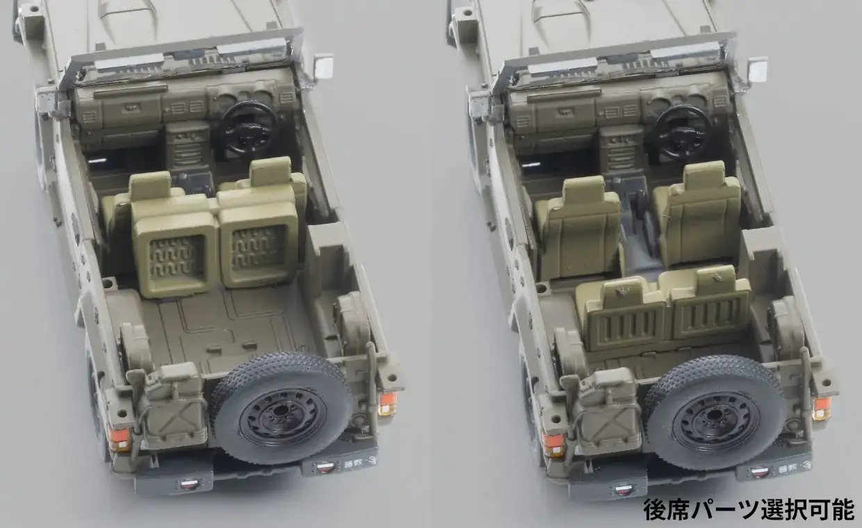 Tomytec ARSENIA64 1:64 Scale New Type 73 Light Truck (Reconnaissance/Scout) [AS002] - Image 4