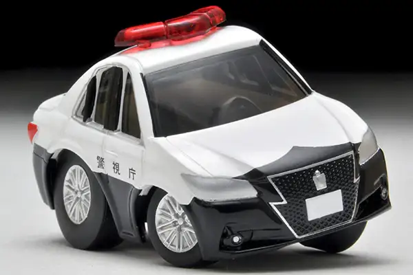 Tomytec Choro Q Zero QS-02a Toyota Crown Athlete Patrol Car (Metropolitan Police Department)