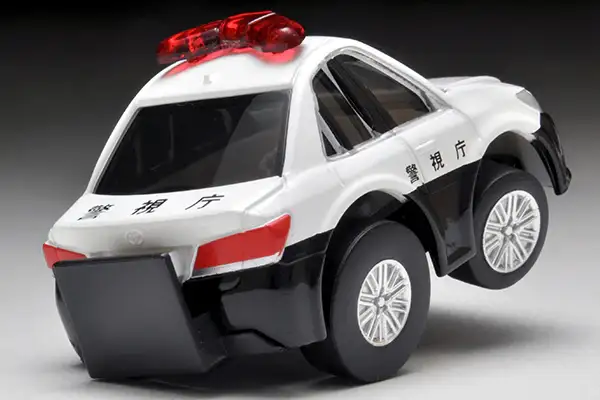 Tomytec Choro Q Zero QS-02a Toyota Crown Athlete Patrol Car (Metropolitan Police Department) - Image 2