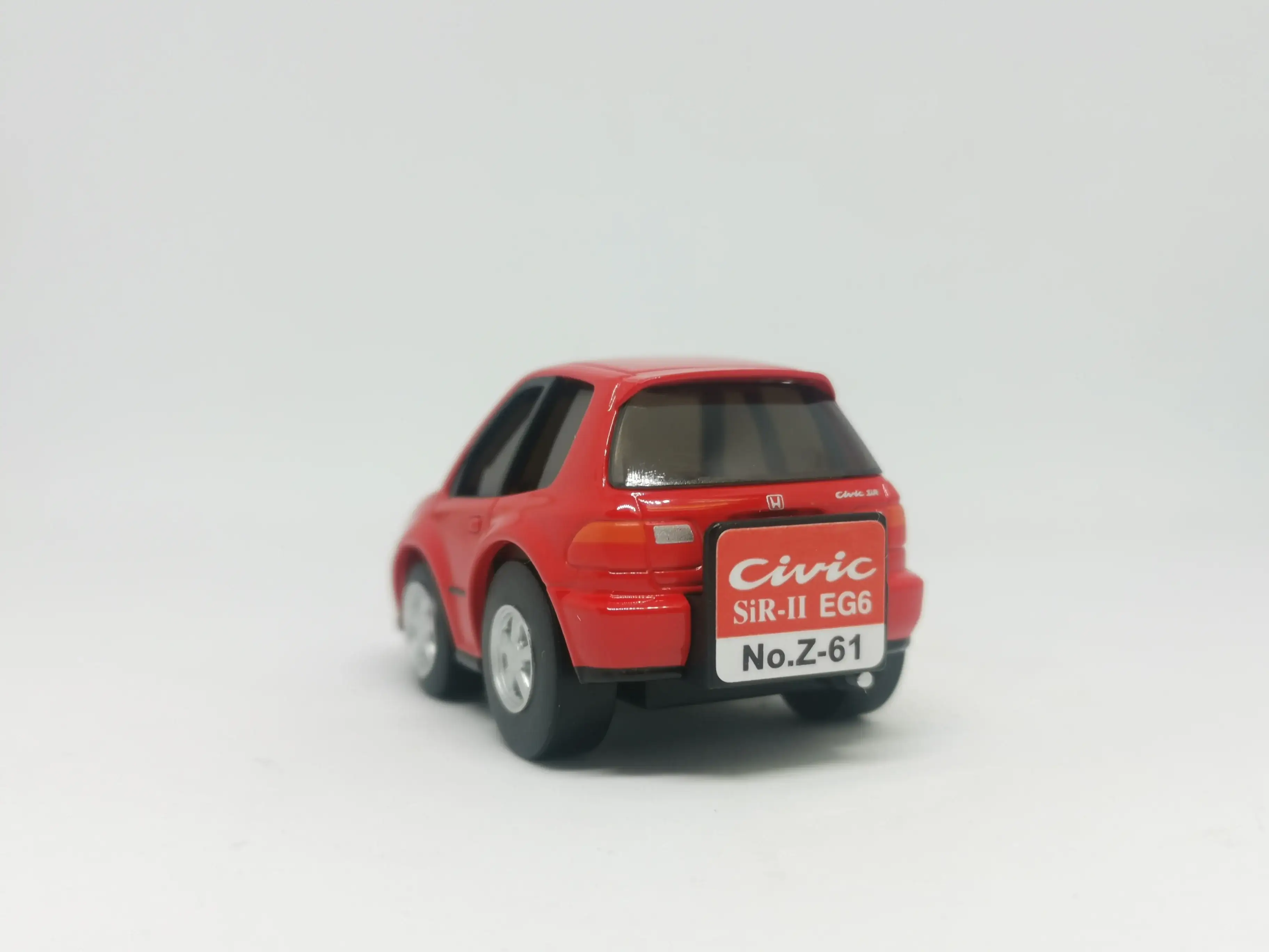 Tomytec Choro Q Zero Z-61a Honda Civic SiR-II EG6 (Red) - Image 3