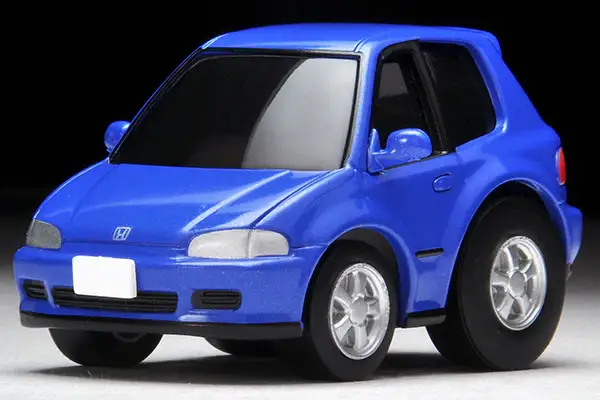 Tomytec Choro Q Zero Z-61b Honda Civic SiR-II EG6 (Blue) - Image 3