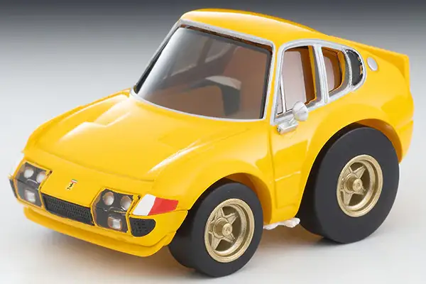 Tomytec Choro Q zero Z-83b Ferrari 365 GTB4 Competizione (Yellow)